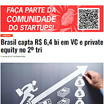 Brasil capta R$ 6,4 bi em VC e private equity no 2 tri